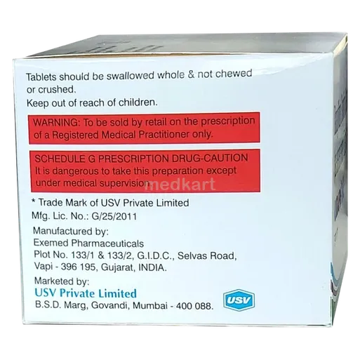 udapa trio 10/100/500mg tablet 10's